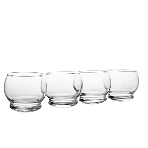 Normann Copenhagen - Rocking Glass jeu de 4 pièces - transparent