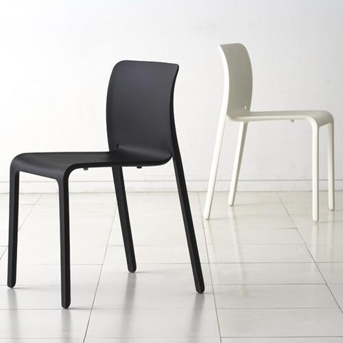 2-Piece Plastic Magis First Chair Black 