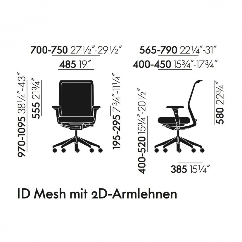 Vitra Id Mesh Office Chair Ambientedirect