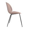 Gubi - Beetle Dining Chair Stuhl Gestell Schwarz - süßes pink/Sitz Polypropylen-Kunststoff/BxHxT 56x87x58cm/Gestell schwarz