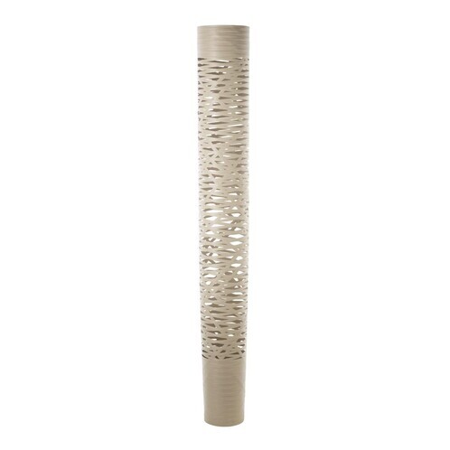 Foscarini - Tress Grande Floor Lamp - beige/lacquered/H 195cm/Ø 25cm