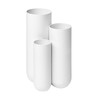 müller möbelfabrikation - Step Umbrella Stand - signal white RAL 9003/satin-finished/25x20x48cm