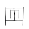 Richard Lampert - Eiermann 2 Tischgestell Größe 2 - schwarz/inkl. Höhenversteller 3,5cm/mittig/135 x 66 x 78cm