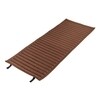 HAY Palissade Outdoor-Liegenauflage in Braun, gestepptes Design, robustes Textilmaterial, für Gartenmöbel - Palissade Steppkissen 139x49,5cm