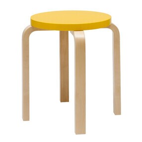 Artek - Tabouret E60 structure laqué claire