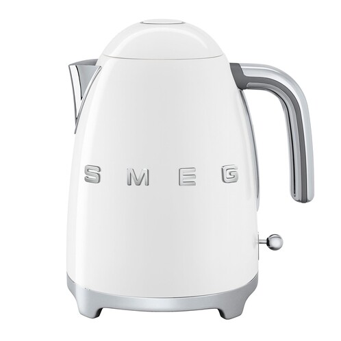 Smeg - SMEG KLF03 Kettle 1,7l - white/lacquered/WxHxD 22,3x24,8x17,1cm/integrated heating element/Soft-Opening