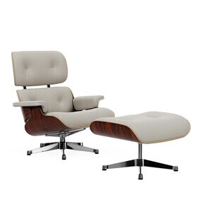 Vitra - Fauteuil & voetenbank Eames Lounge Chair