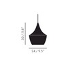 Tom Dixon - Beat Fat Pendelleuchte - Strichzeichnung
