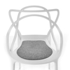 Hey-Sign - Masters Seat Mat Anti-Slip  - light gray mottled/felt