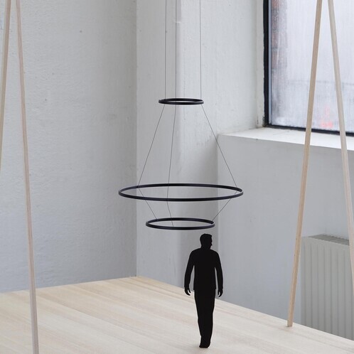 Luceplan - Compendium Circle LED - Suspension Ø110cm