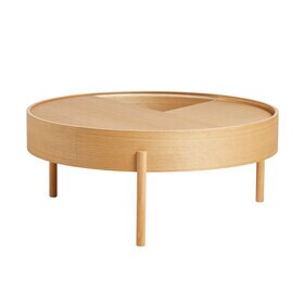 Woud - Table basse Arc Ø 89cm