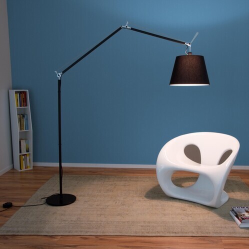 Artemide - Tolomeo Mega Terra noir Gradateur -Lampadaire