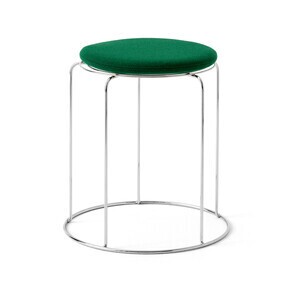&Tradition - Tabouret avec coussin d'assise Wire VP11