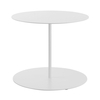 Cappellini - Gong Beistelltisch - weiß/matt/Größe 1/Ø50cm