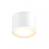 Mawa Design - Warnemünde 63 LED Deckenleuchte - weiß RAL 9016/matt/H 6cm, Ø 9cm/2700° K / 800 lm CRI>90/exkl. Konverter