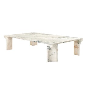 Gubi - Table basse Doric 80x140cm