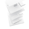 Opinion Ciatti - Ptolomeo X4 C Book Stand - white/lacquered/H110cm, 5 shelves