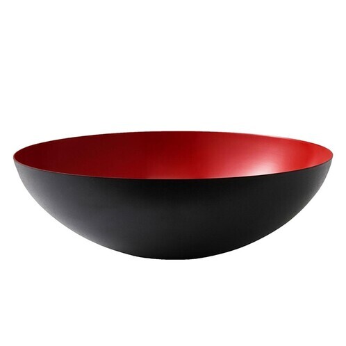 Normann Copenhagen - Krenit Schale Ø 38cm - rot/H: 12 cm/Ø 38cm