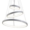 Martinelli Luce - Lunaop 2086-3 LED Pendelleuchte - weiß/glänzend/3000K/18700lm