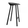 e15 - e15 ST10 Jean Barhocker  - schwarz/lackiert/H:79cm