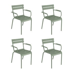 Fermob - Luxembourg Gartenarmlehnstuhl 4er Set