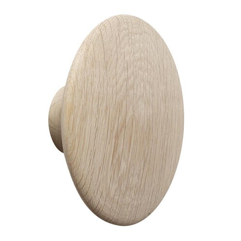 Muuto - The Dots Hooks L - oak/matt/Ø 17cm