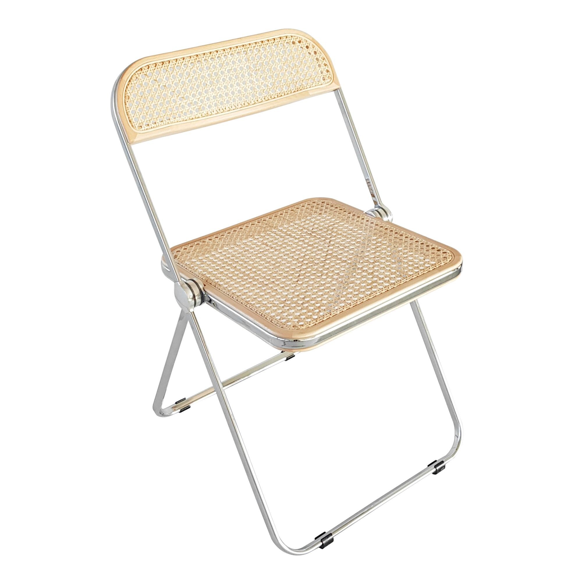 Plia Cane Folding Chair