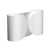 Flos - Foglio AGL Wall Lamp - white/steel/37x21cm