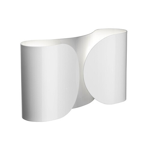 Flos - Foglio AGL Wall Lamp - white/steel/37x21cm