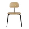 Engelbrechts - Kevi 2060 Stuhl - eiche/HxBxT 79x53x51cm/Gestell schwarz