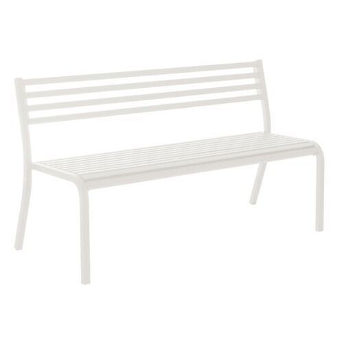 emu - Segno Garden Bench 168x59cm - white/powder-coated/WxHxD 168x81x59cm