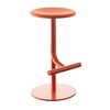 Magis - Tibu Barhocker gepolstert 60-70cm - rot/Stoff Steelcut 2 550/pneumatisch höhenverstellbar von 60-77cm/drehbar