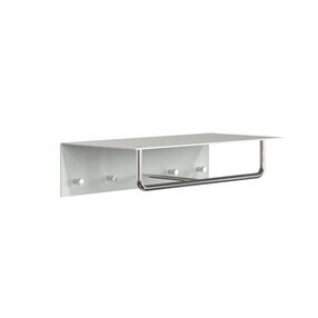 FROST - Unu Wandgarderobe mit 4 Haken & Stange