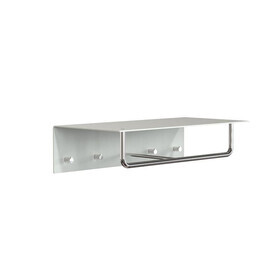 FROST - Unu Wandgarderobe mit 4 Haken & Stange