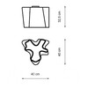 Artemide - Logico Soffitto Singola Ceiling Lamp - line drawing