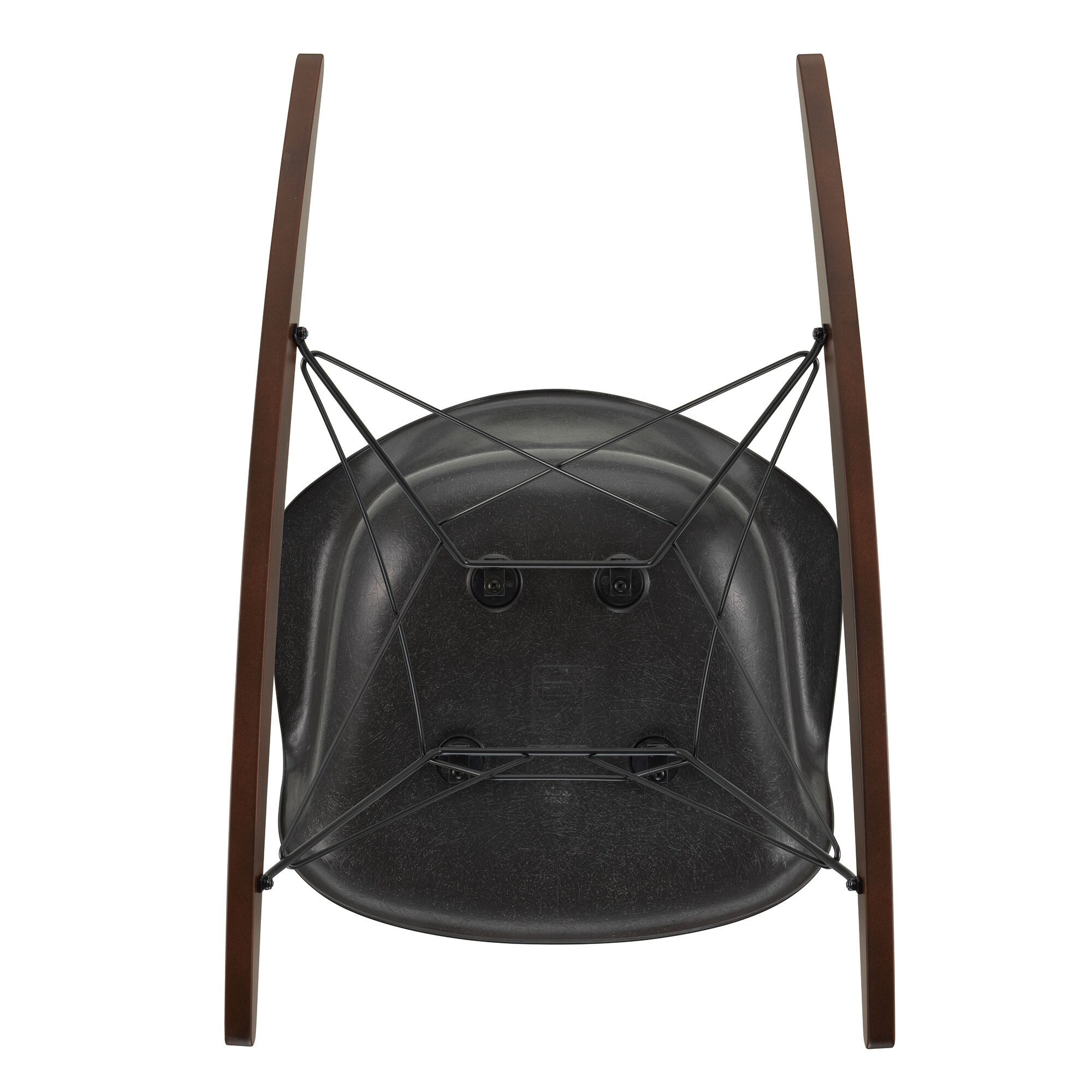 Vitra Eames Fiberglass Armchair Rar Rocking Chair Black Base Ambientedirect