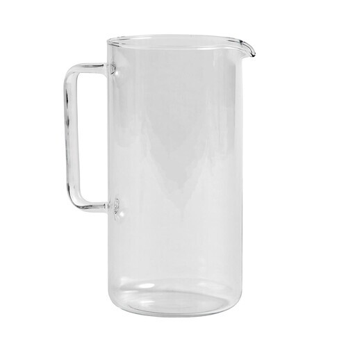 HAY - HAY Kitchen Market Glass Jug - transparent/H 23.5cm/Ø 12cm