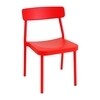 emu - Grace - Tuinstoel - rood/poedercoating/BxHxD 52x78x52cm