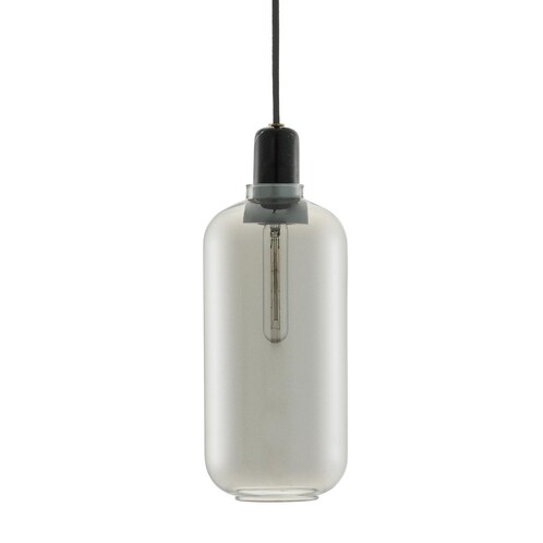 Normann Copenhagen - Amp - Pendellamp - zwarte rook/H:26cm Ø11cm/zonder gloeilamp