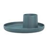 Vitra - O-Tidy Container with tray - sea blue/container Ø7.5cm/H 8cm/Ø 22cm