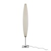 Foscarini - Havana Outdoor Terra Stehleuchte - weiß/satiniert/mit Fuß/LxBxH 23x23x170cm