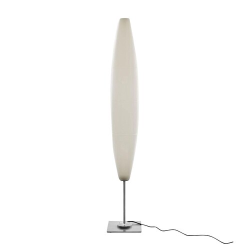 Foscarini - Havana Outdoor Terra - Lampe d'Extérieur - blanc/satiné/avec socle/LxPxH 23x23x170cm