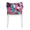 Kartell - Madame Pucci - Chaise avec accoudoirs - Rome/lilas/piètement transparent