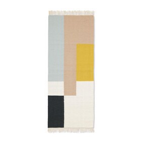 Ferm Living - Tapis de passage Kelim Squares 180x70cm