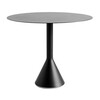 Runder HAY Palissade Tisch aus Metall in Schwarz, elegantes Design für moderne Einrichtung, ideal für Innen- und Außenbereich. - Palissade Cone Gartentisch Ø90cm