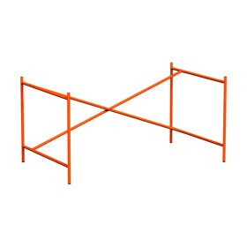 Richard Lampert - Eiermann 2 tafel onderstel 100x78x66cm excentriek