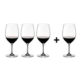 Riedel - Vinum Cabernet/Merlot Weinglas 3+1 gratis