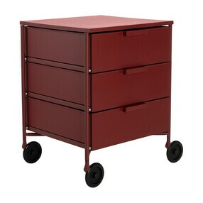 Kartell - Mobil 3 container met wielen mat