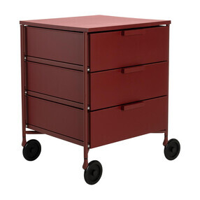 Kartell - Mobil 3 Container mit Rollen matt