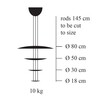 Catellani & Smith - Macchina Della Luce A LED - Suspension - dessin au trait
